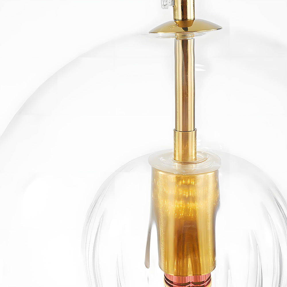 Bolvormige glazen hanglamp