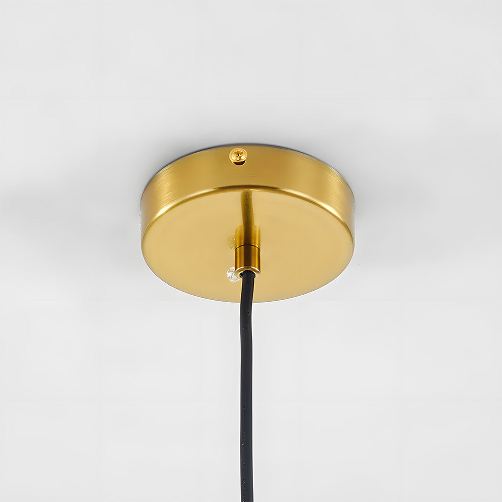 Bolvormige glazen hanglamp