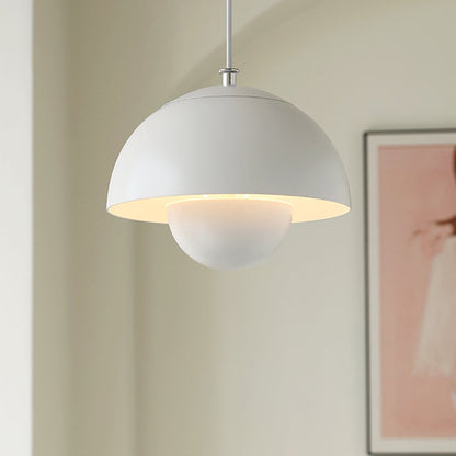 Slanke metalen hanglamp