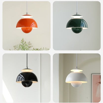 Slanke metalen hanglamp