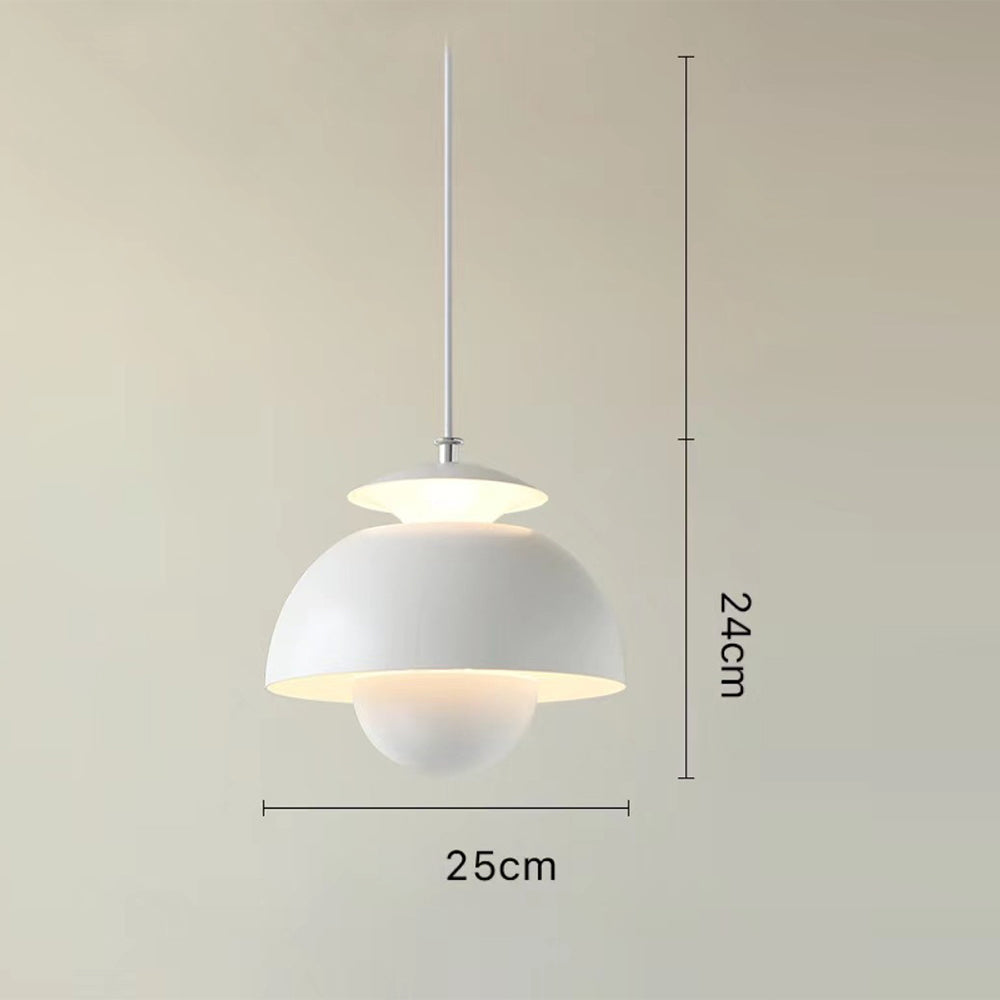 Slanke metalen hanglamp