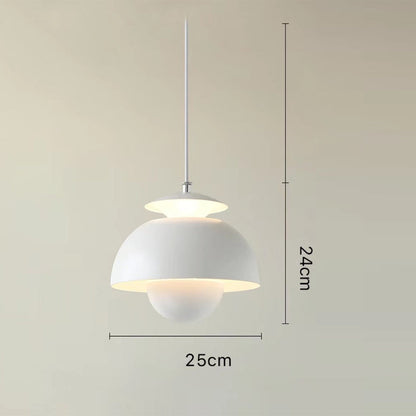 Slanke metalen hanglamp