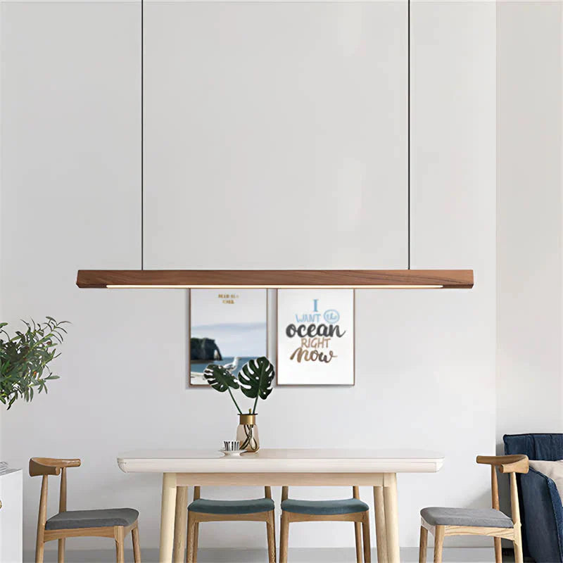 Moderne Scandinavische houten hanglamp