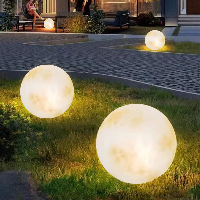 Zonne tuinlamp maansdesign