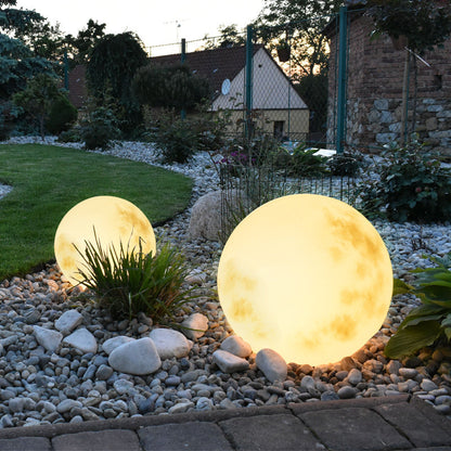 Zonne tuinlamp maansdesign
