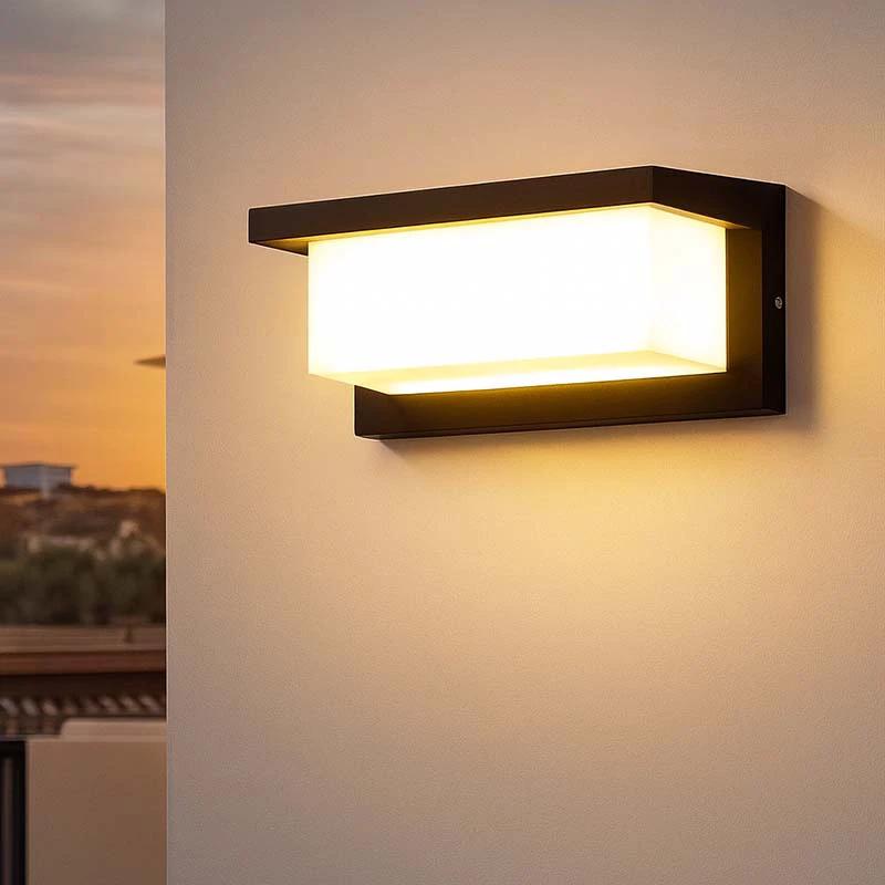 Moderne waterdichte LED buitenmuurlamp
