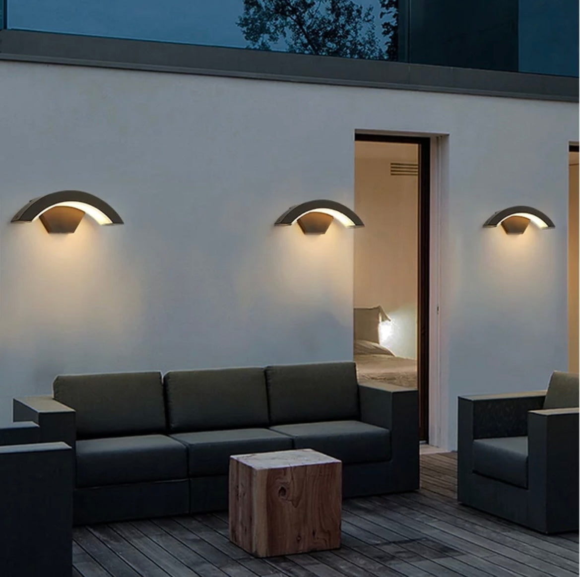 Slimme LED-buitenmuurlamp
