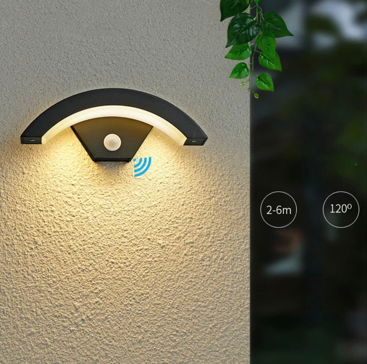 Slimme LED-buitenmuurlamp