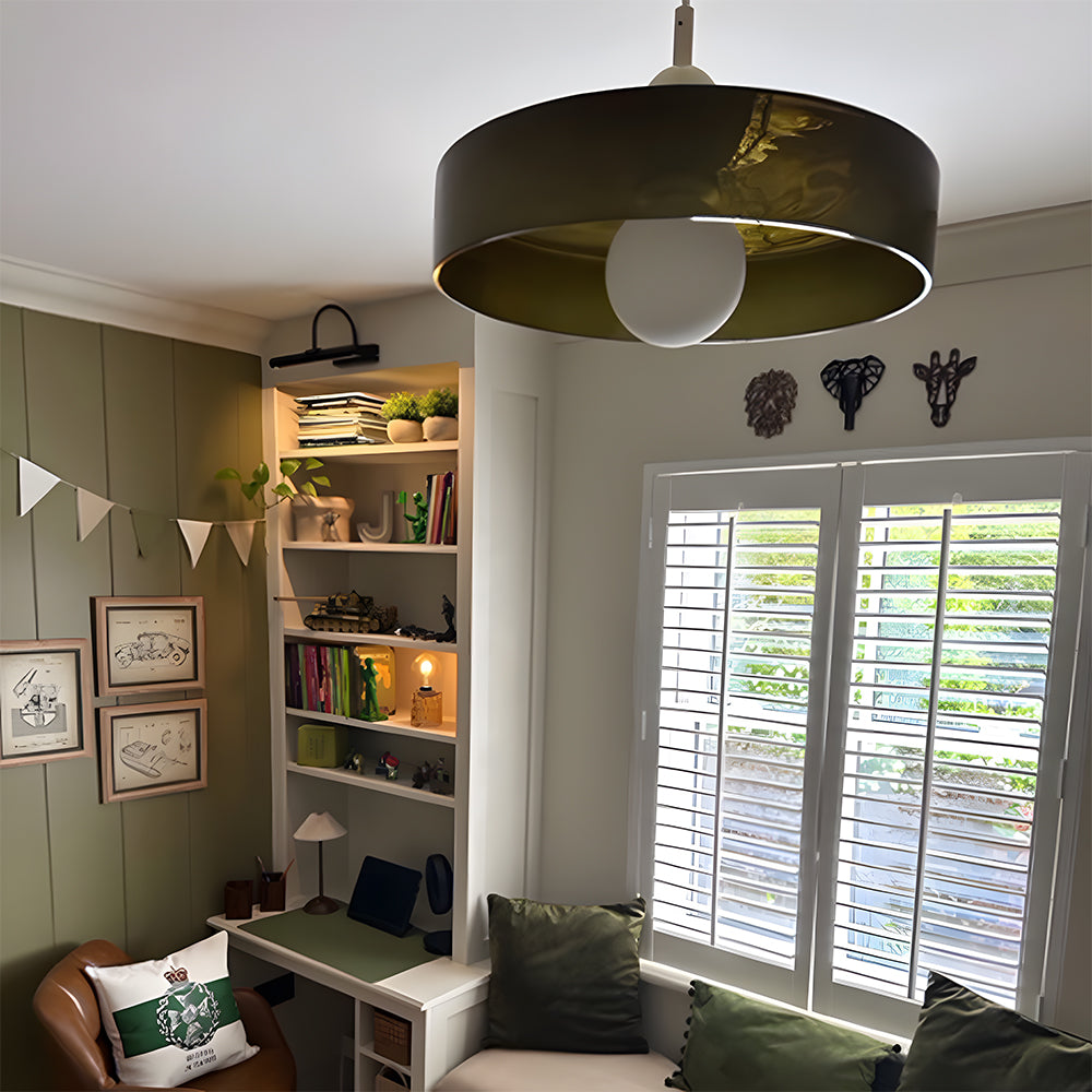 Kleurrijke Bauhaus glazen hanglamp