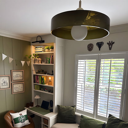 Kleurrijke Bauhaus glazen hanglamp