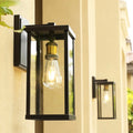 Rechthoekige buitenlantaarn wandlamp