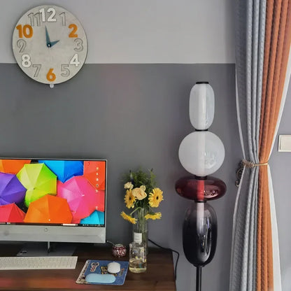 Ontwerpers Vloerlamp met Kleurdetailles