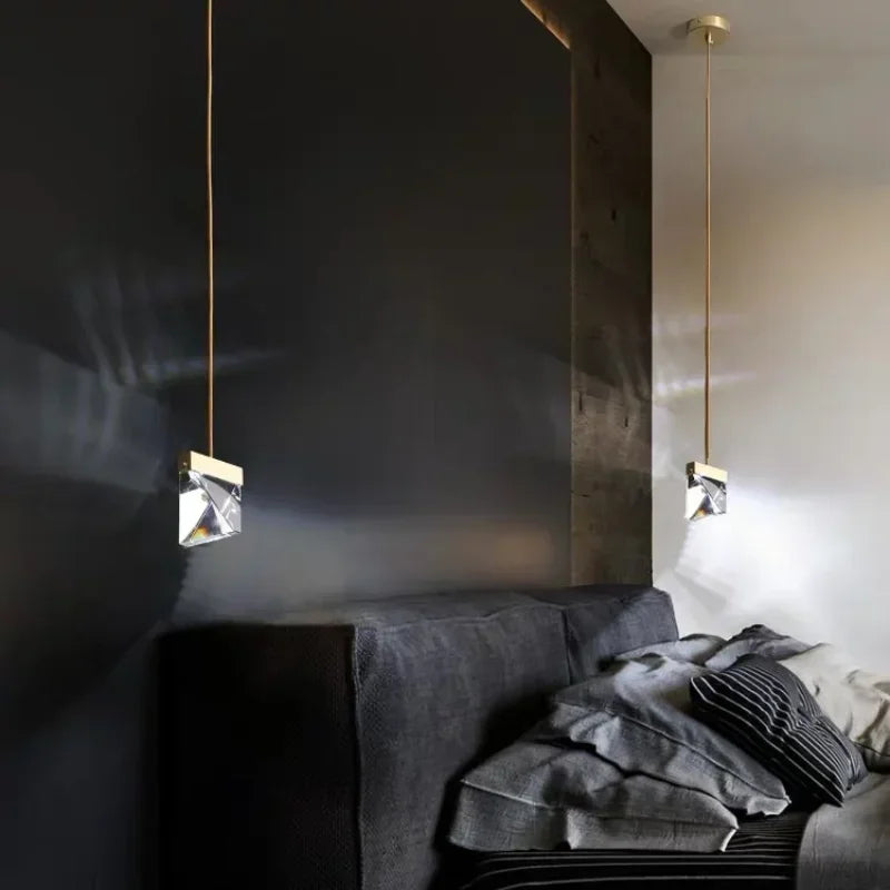 Weelderige kristallen hanglamp