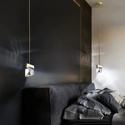 Weelderige kristallen hanglamp