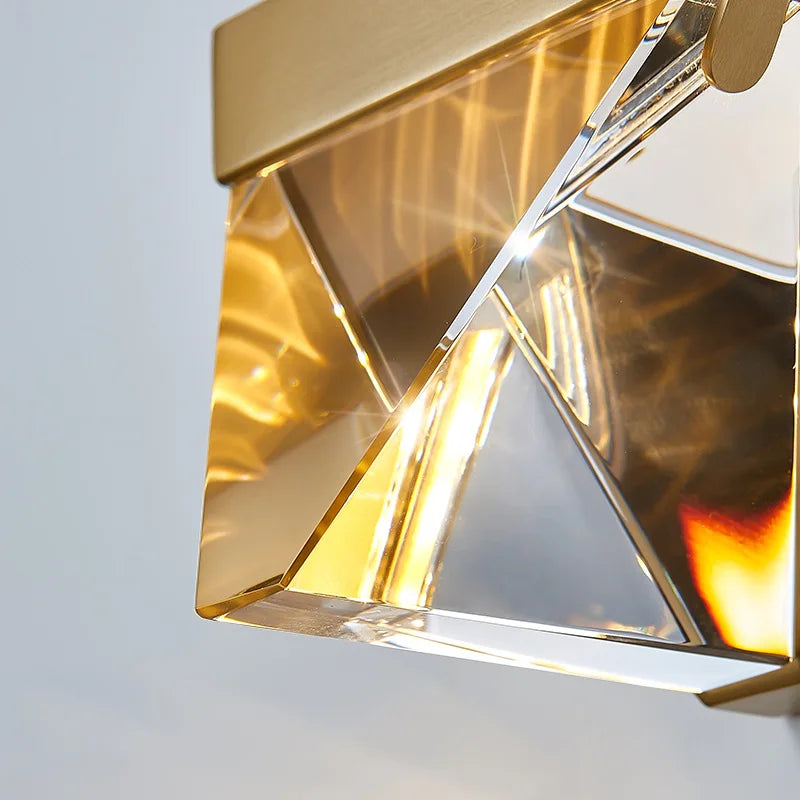 Weelderige kristallen hanglamp