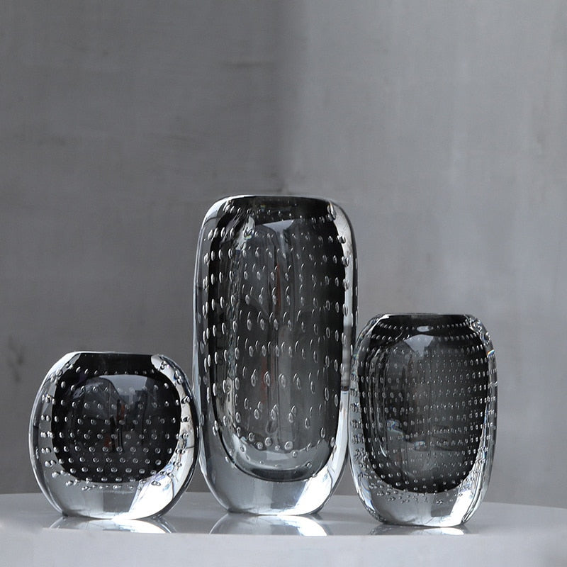 Elegante glazen vaas – tijdloze kunst en vakmanschap