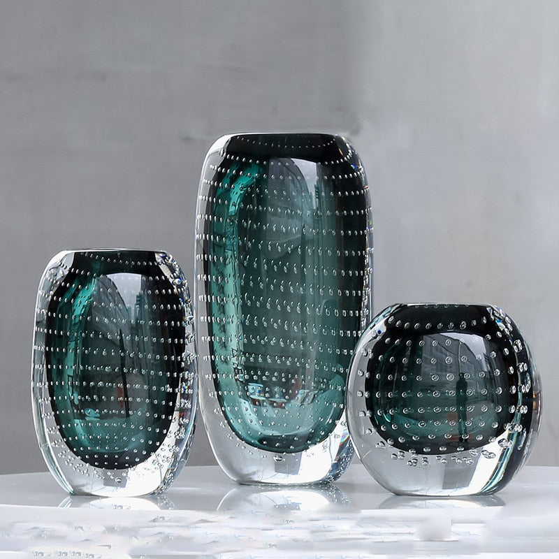 Elegante glazen vaas – tijdloze kunst en vakmanschap