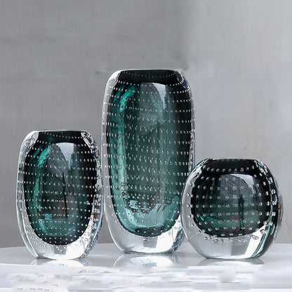 Elegante glazen vaas – tijdloze kunst en vakmanschap