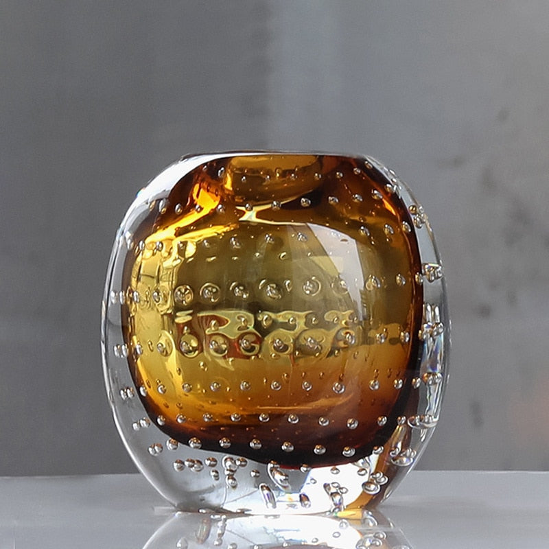 Elegante glazen vaas – tijdloze kunst en vakmanschap