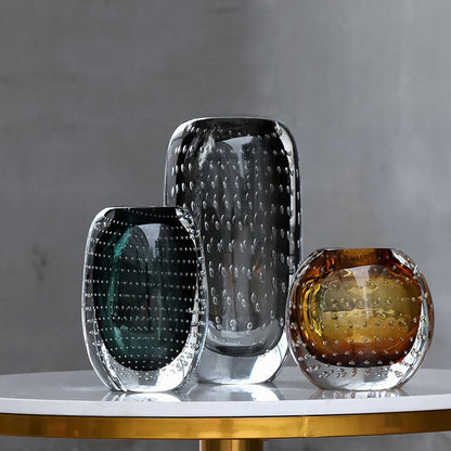 Elegante glazen vaas – tijdloze kunst en vakmanschap