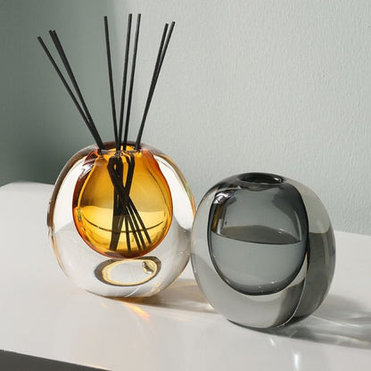 Elegante glazen vaas – tijdloze kunst en vakmanschap