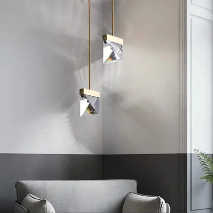 Weelderige kristallen hanglamp