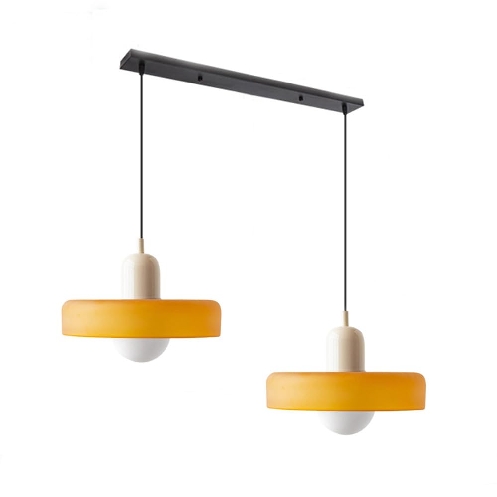 Bauhaus glas-in-lood hanglamp