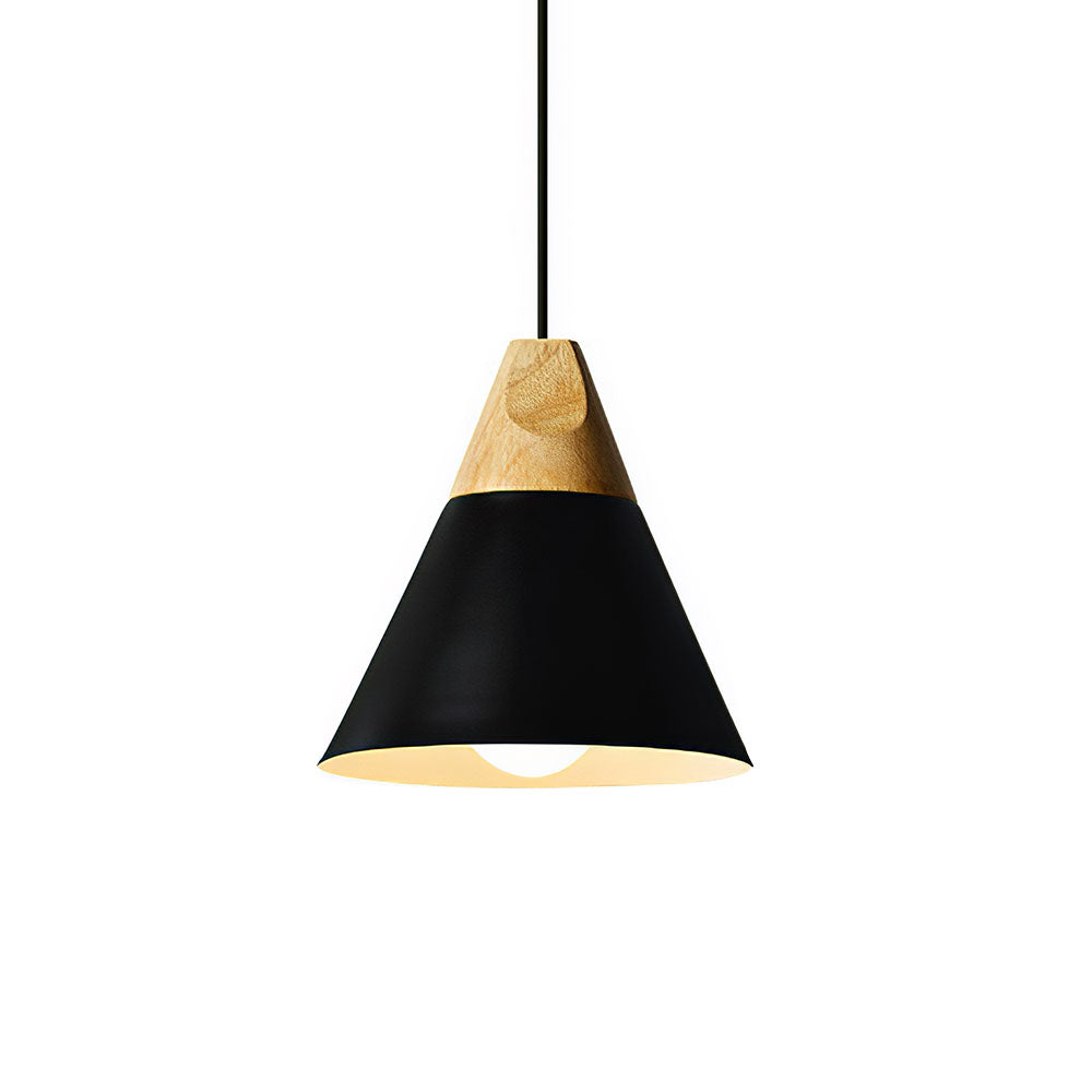 Noordse Houten Hanglamp