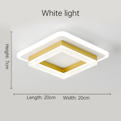 Vierkante LED-plafondlamp