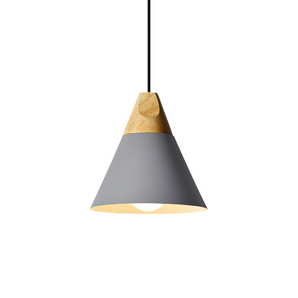 Noordse Houten Hanglamp