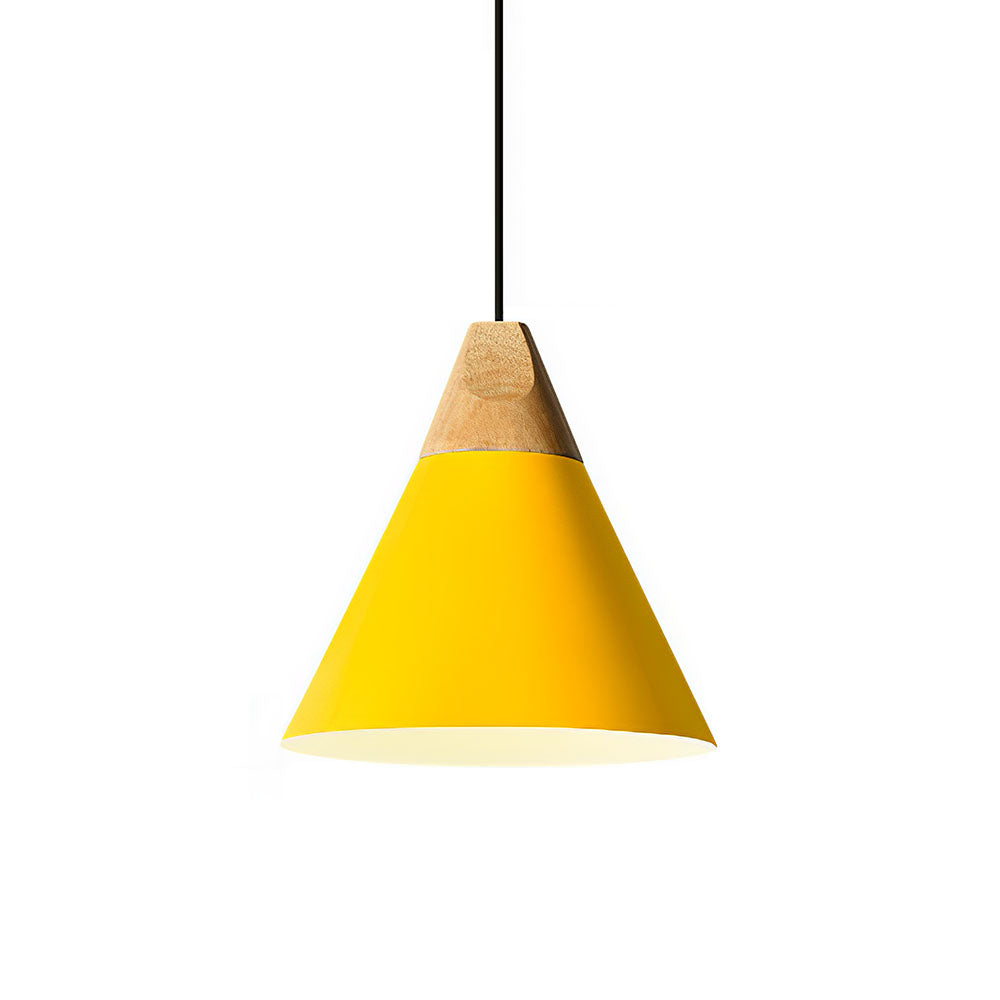 Noordse Houten Hanglamp