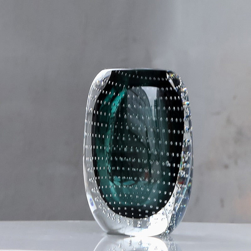 Elegante glazen vaas – tijdloze kunst en vakmanschap