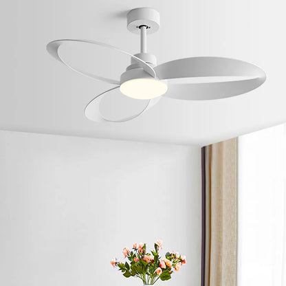 Moderne LED-plafondventilator met houten bladen