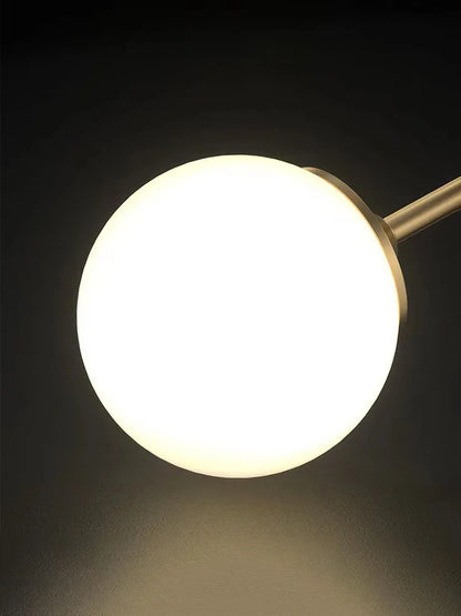 Gouden glazen bol tafellamp