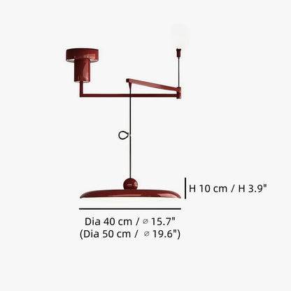 Moderne hanglamp met draaibare arm