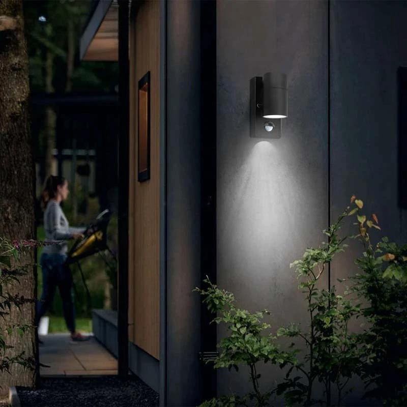 Moderne PIR bewegingssensor buitenmuurlamp