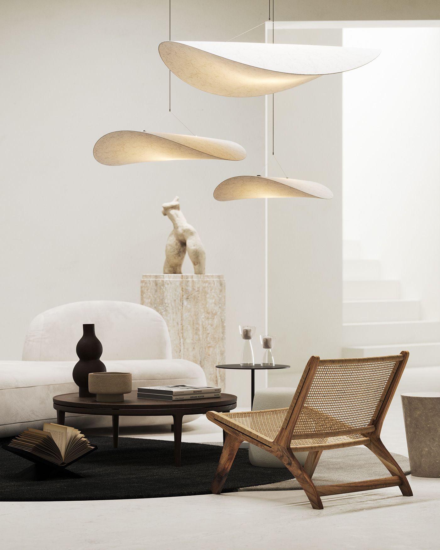 Moderne hanglamp met ledlicht
