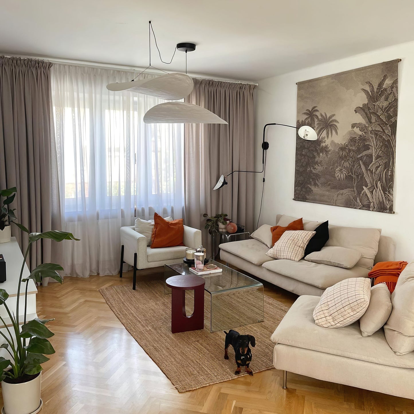 Moderne hanglamp met ledlicht