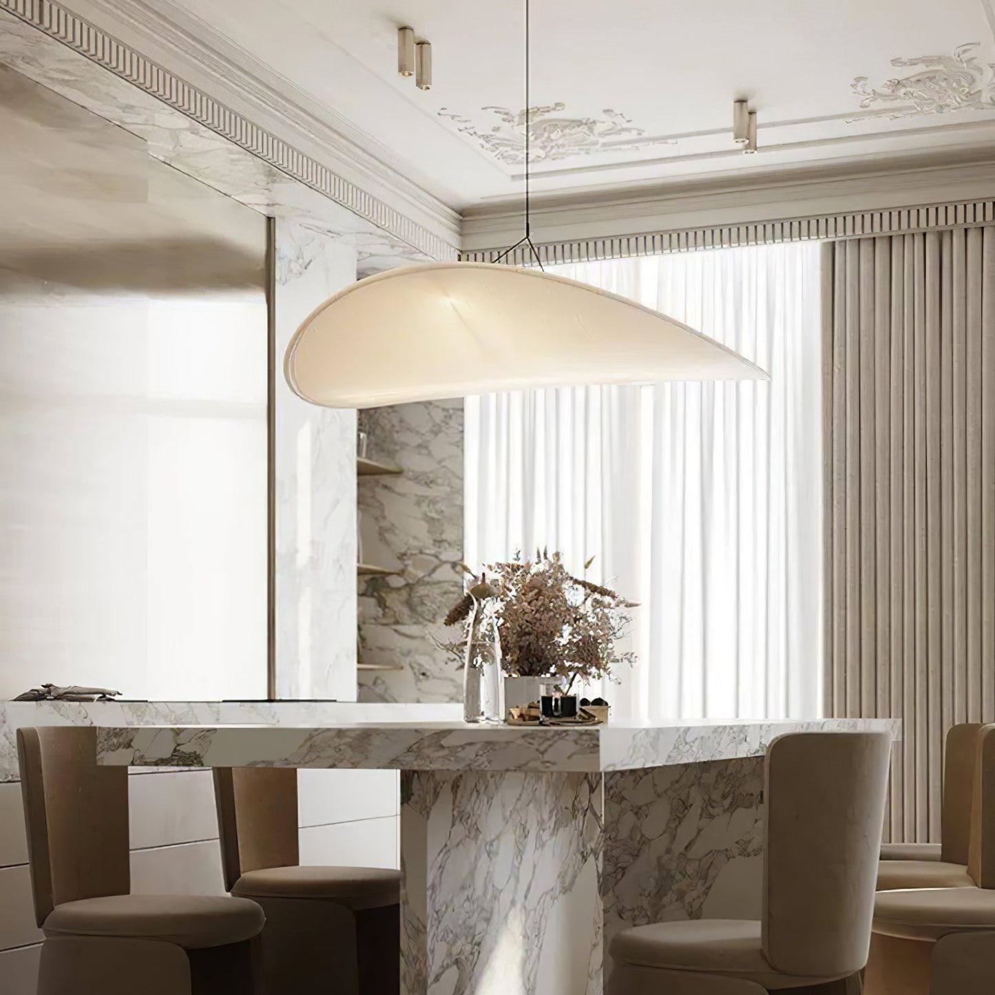 Moderne hanglamp met ledlicht