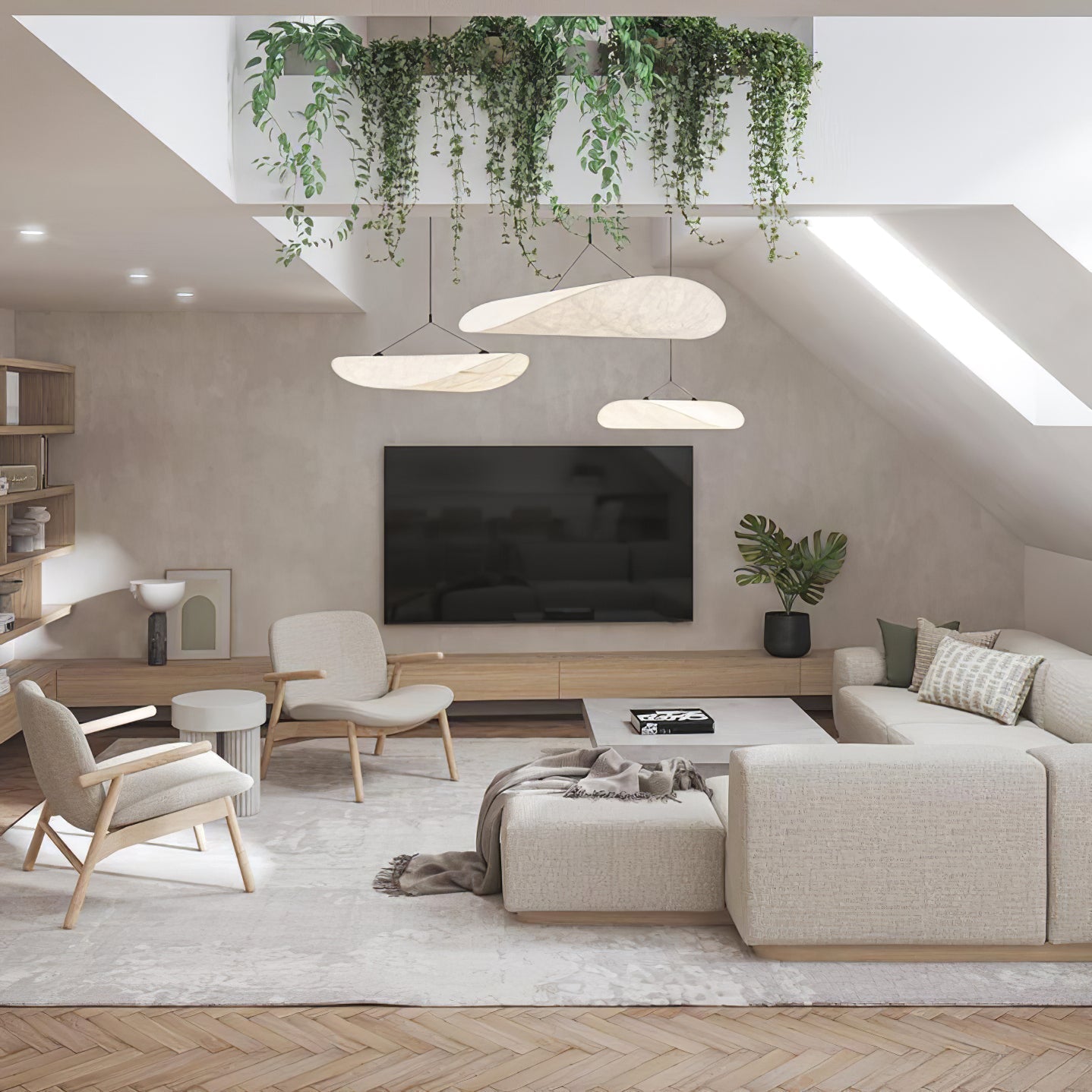 Moderne hanglamp met ledlicht