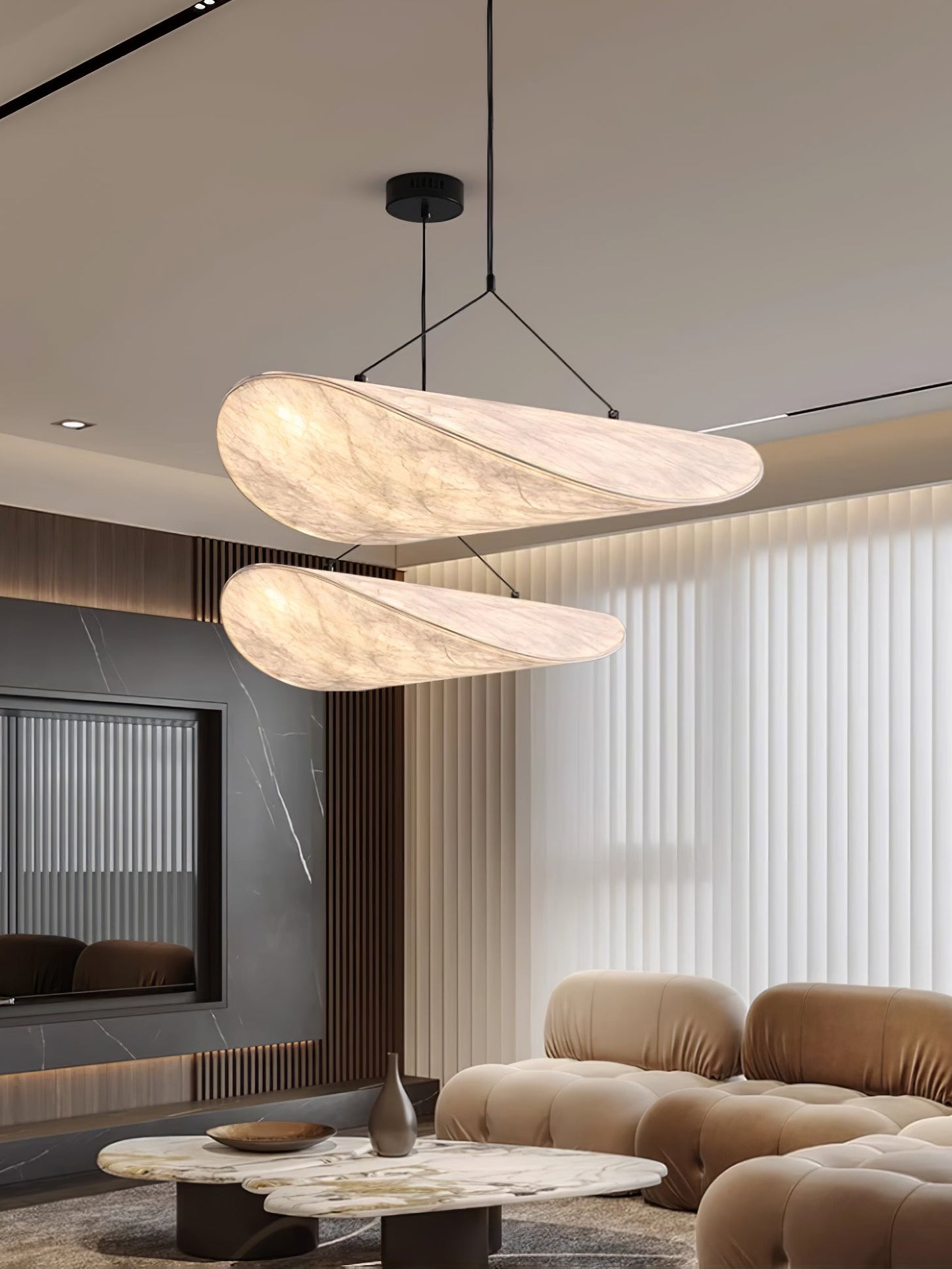 Moderne hanglamp met ledlicht