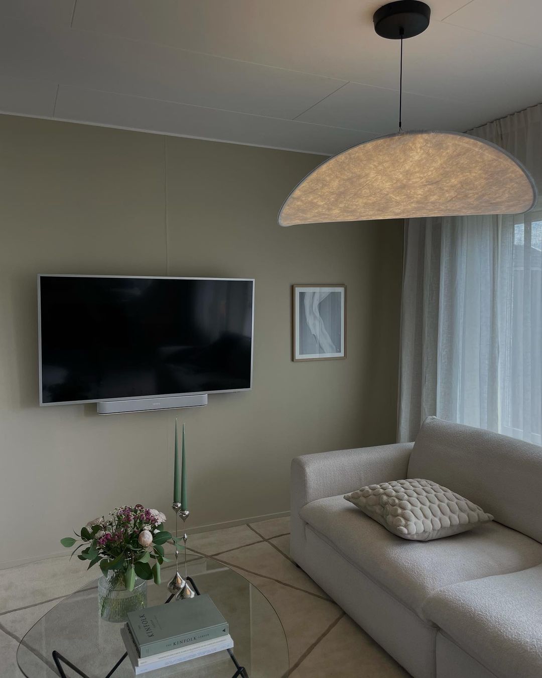 Moderne hanglamp met ledlicht