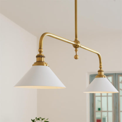 Vintage dubbele hanglamp