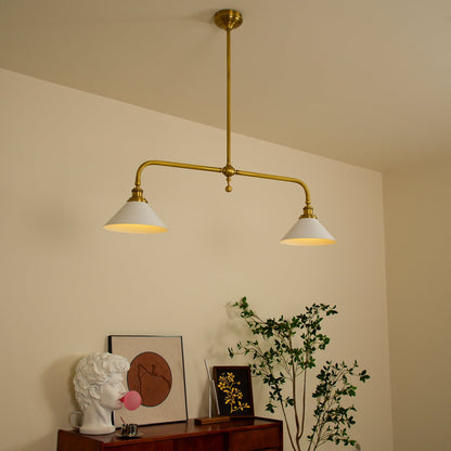 Vintage dubbele hanglamp