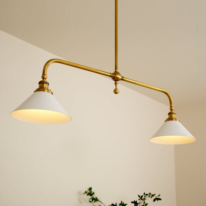 Vintage dubbele hanglamp