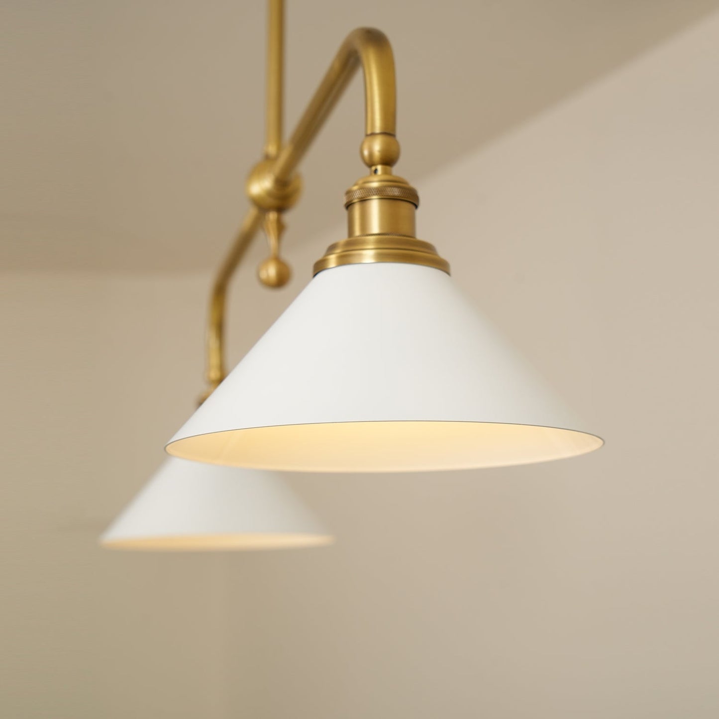Vintage dubbele hanglamp