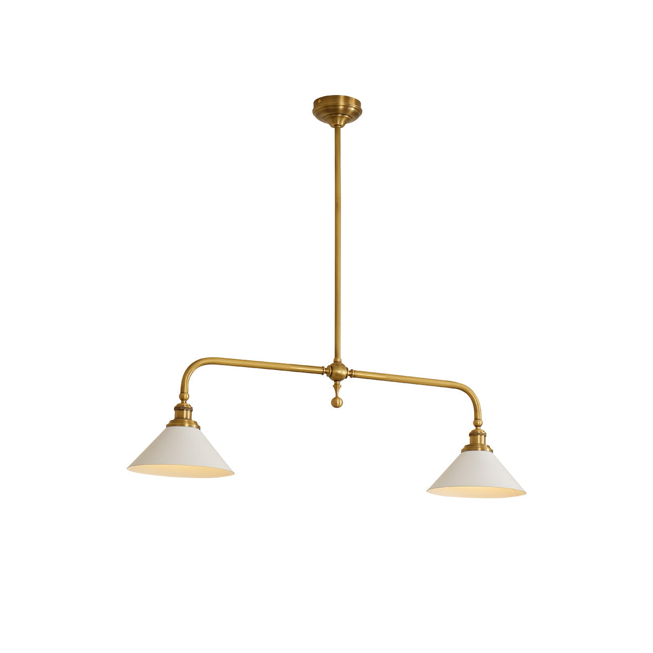 Vintage dubbele hanglamp