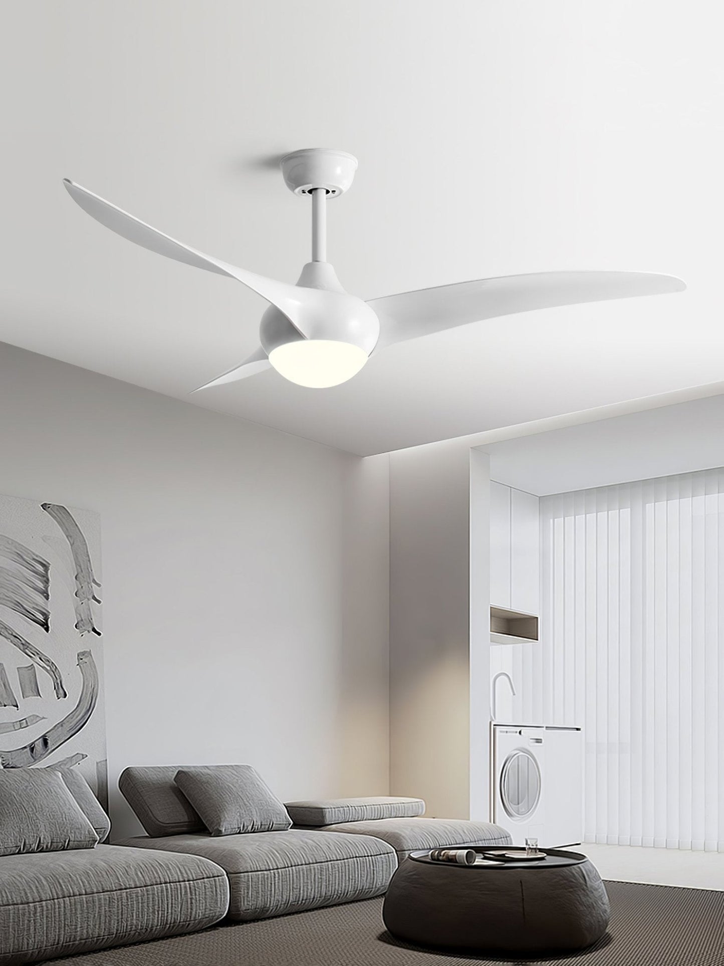 Traditionele LED plafondventilator met licht