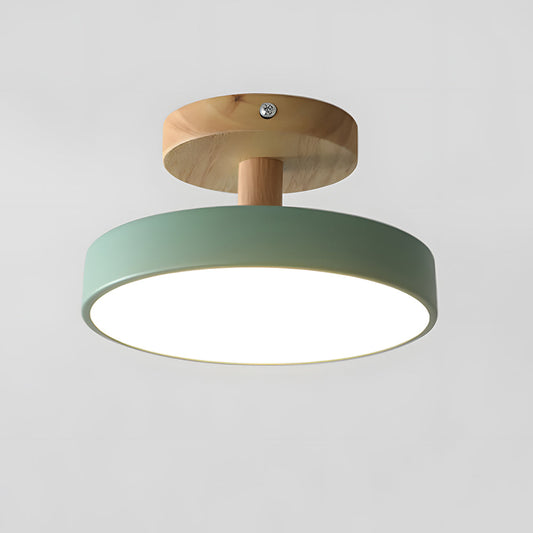 Ronde ijzeren LED-plafondlamp