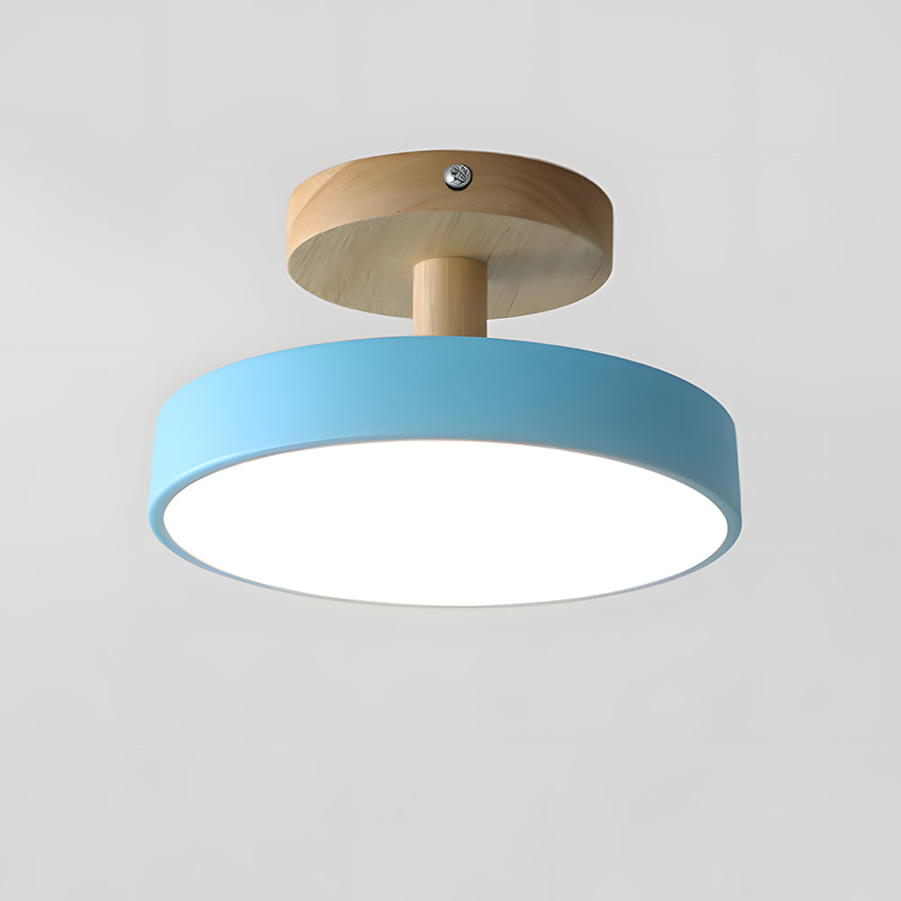 Ronde ijzeren LED-plafondlamp